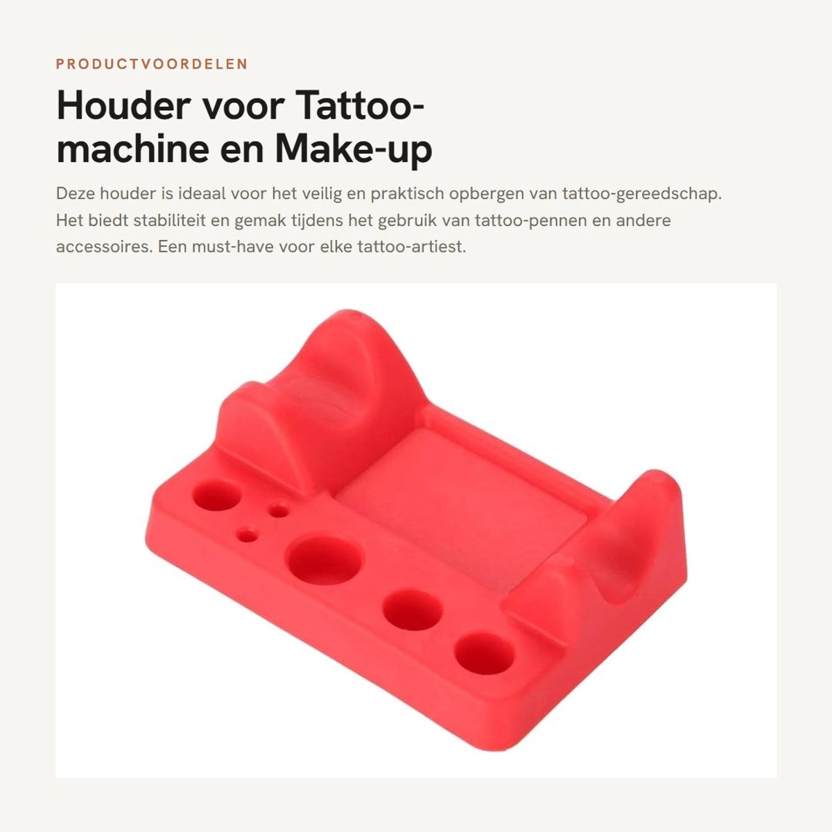 Dailygoods- Tattoo Houder - Ondersteuning Rack - Tattoo-gereedschap - Microblading-pigmentinktbeker - Tattoo-penstandaard - Duurzaam ontwerp - Tattoo Standaard