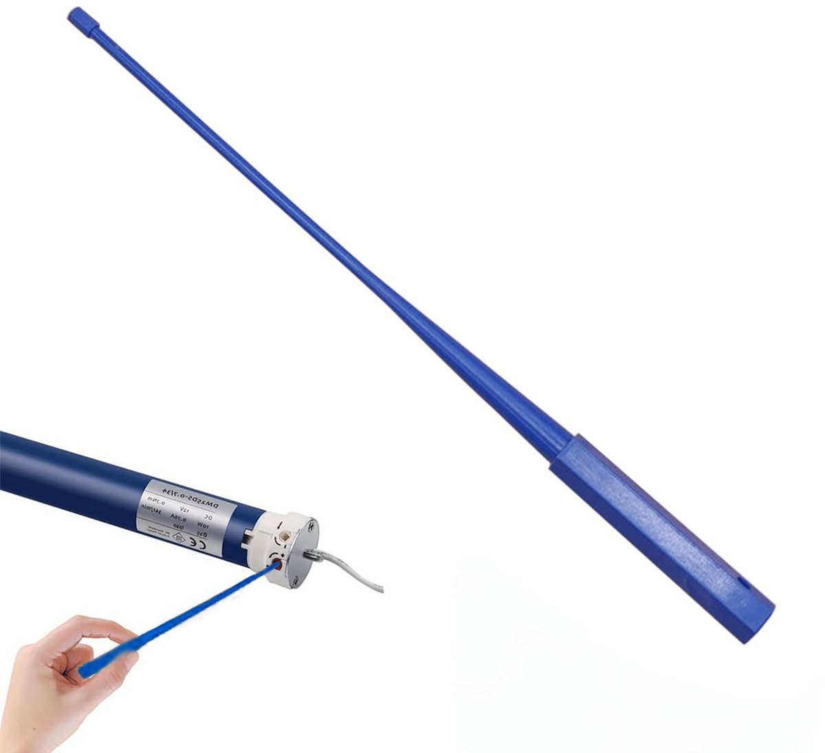 Dailygoods- Instelgereedschap voor rolluikmotor - Instelpen/sluiter - Venster rolluiken - Hoogwaardig kunststof - 20 cm - Duurzaam en flexibel