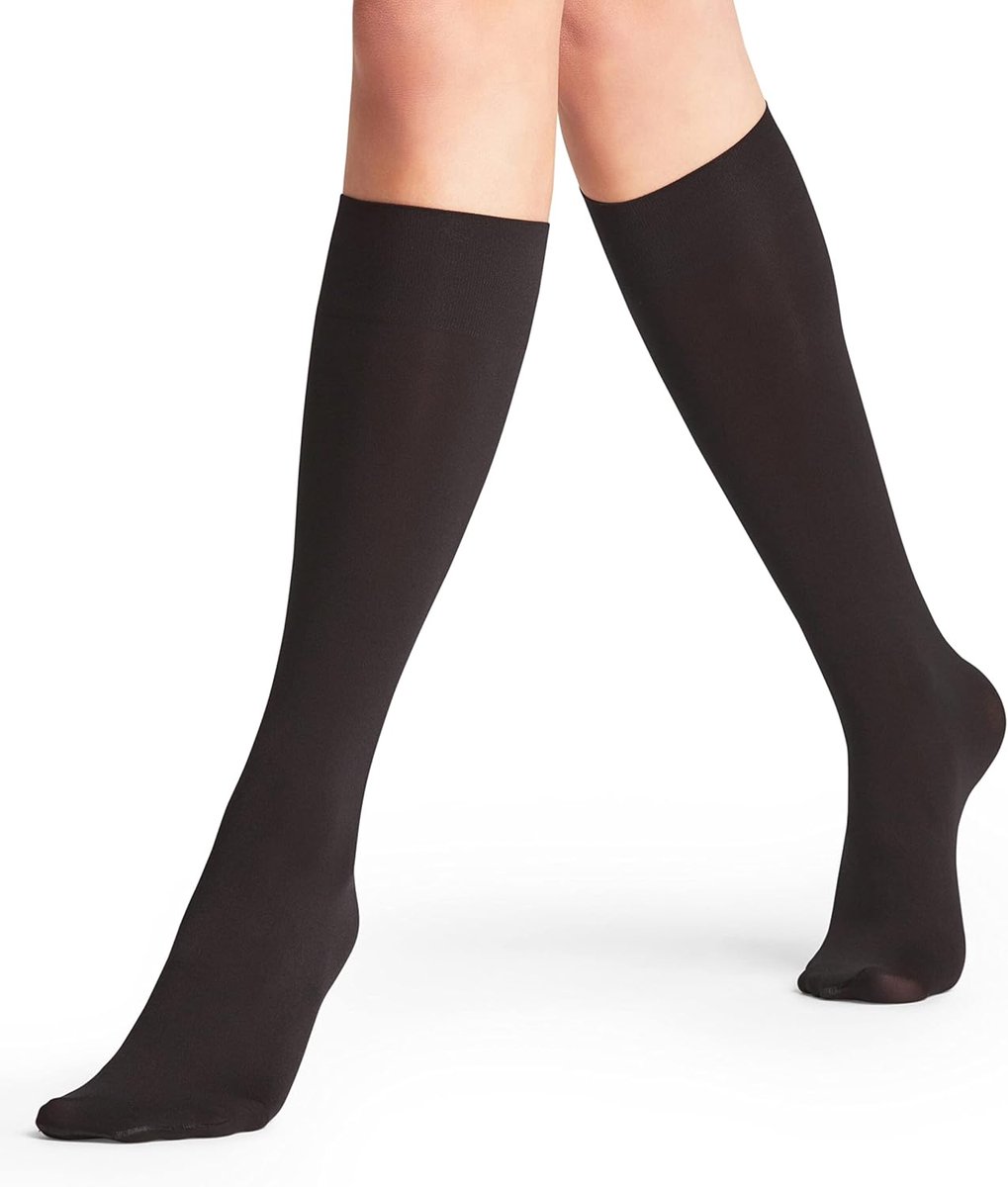 Dames Kniesokken - Semi-glans Sokken - Dagelijks Draagcomfort - Druk-vrije Band - 40 DEN - Beige
