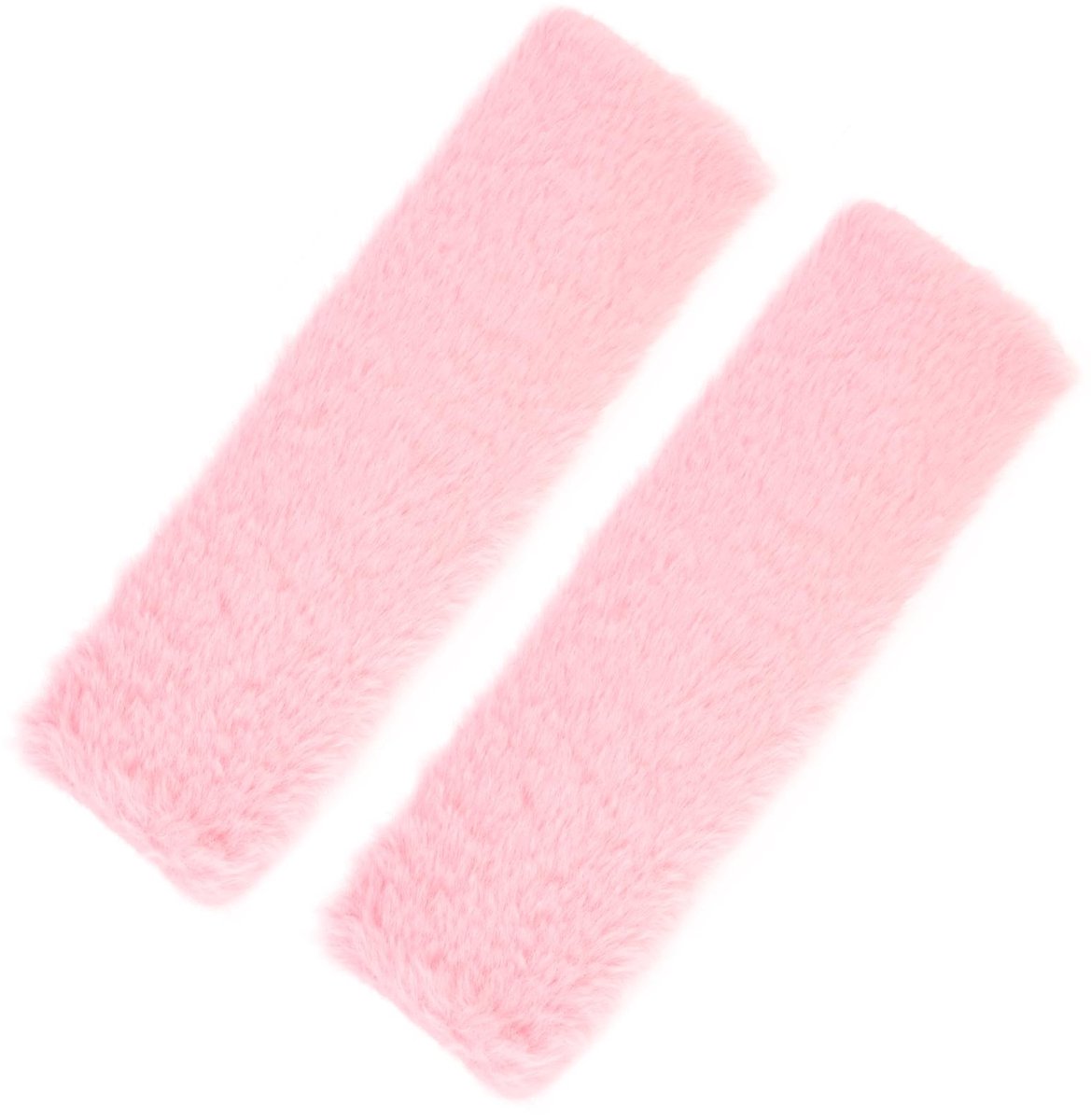 Dailygoods- Gordelkussen - 2 Stuks - Gordelbescherming - Schouderkussen - Veiligheidsgordel - Kunstkonijnenbont - Comfortabel en Pluizig - Schouderpad