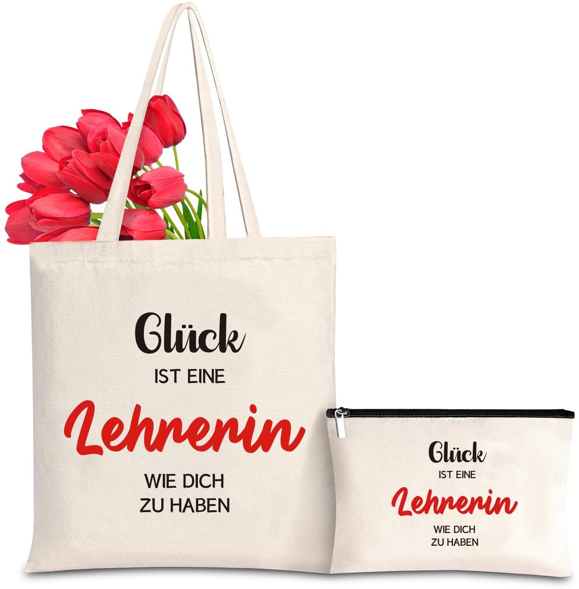 Dailygoods- Tote Bag met Rits - Katoenen Tas - Cadeau Idee - Boodschappentas - Organizer - Verjaardag/Kerst Geschenk - Canvas Tas