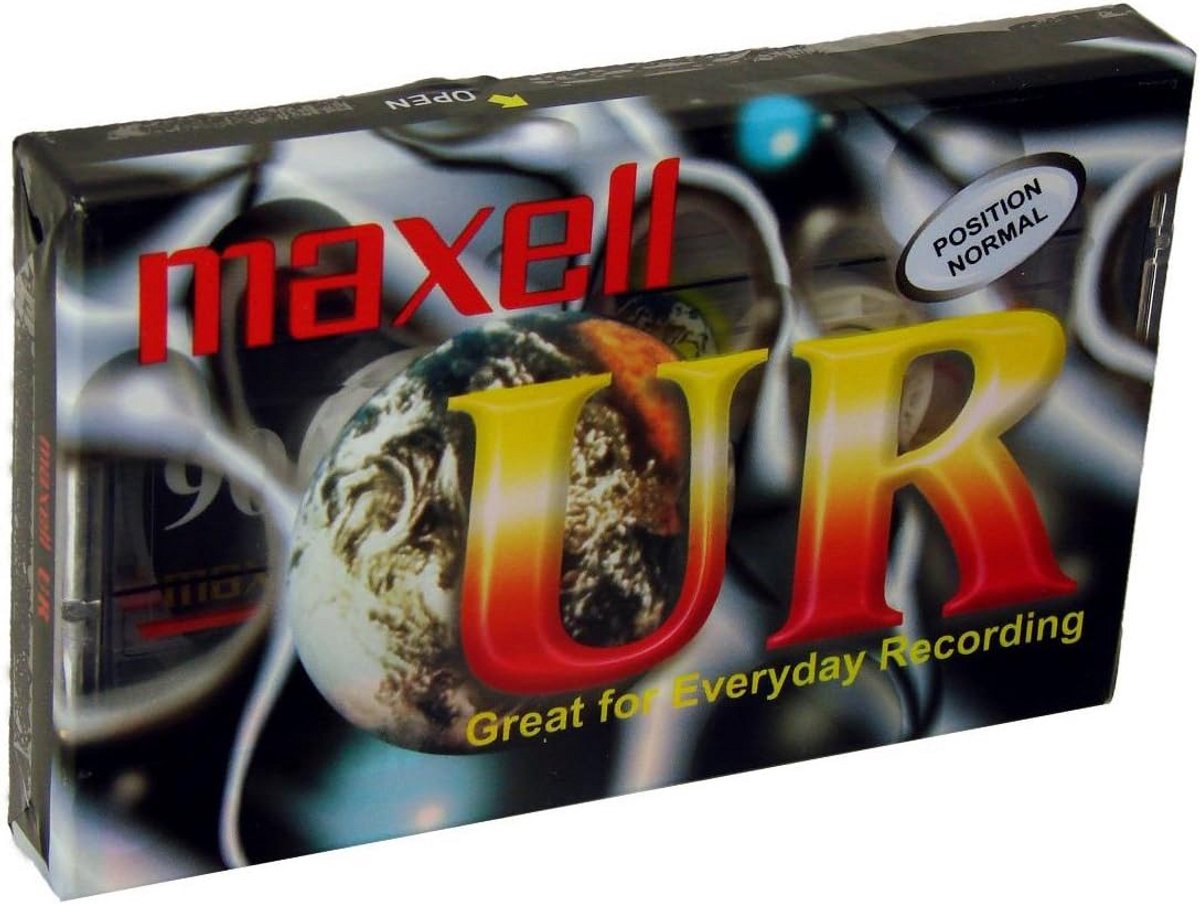 Audiocassette - Muziek opnemen - Muziek archiveren - 90 minuten opname - 1 stuk - Wit