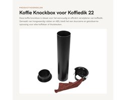 Dailygoods- Knockbox Hoogwaardig Rubber - Koffiedik Container