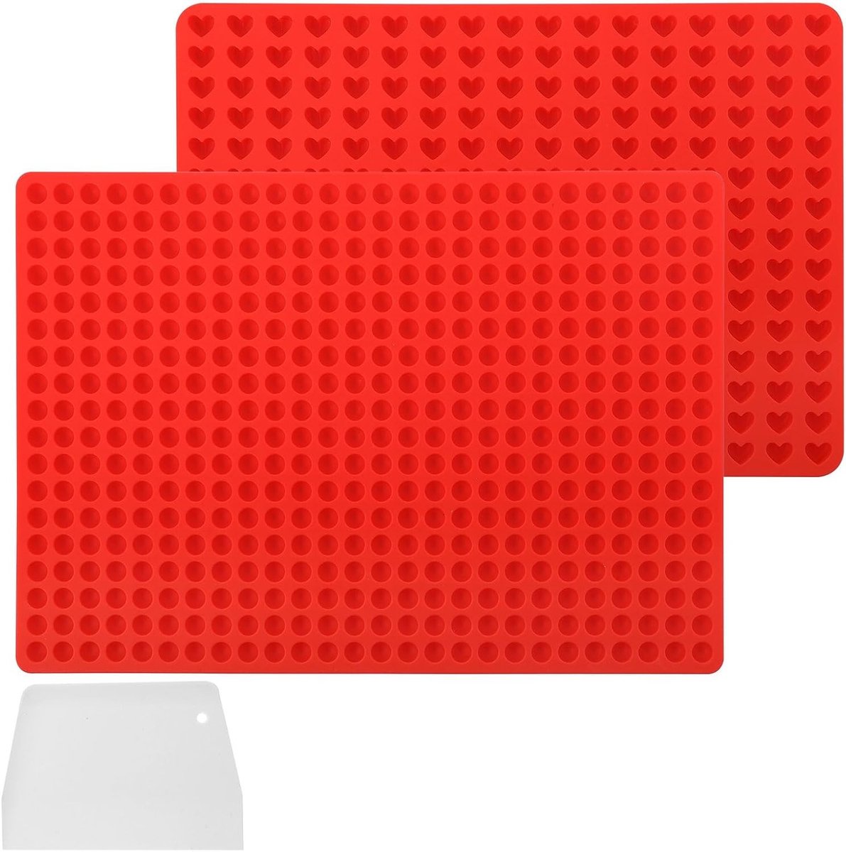 Siliconen Bakmat voor Hondenkoekjes met Deegschraper, Antiaanbaklaag en Mallen voor Puppyvoeding, Perfect voor Zelfgemaakte Hondenkoekjes