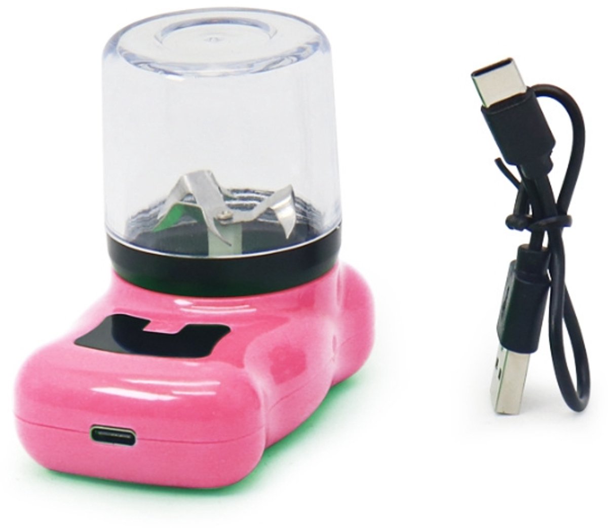 Zirkle MiniPod - Elektrische Kruidenmaler / Specerijmolen / Mini Spice Grinder / Kruidenmolen - USB-C Oplaadbaar met Display - Voor Gedroogde Kruiden, Kruidenmixen en Specerijen - Compact voor Thuis, Reizen en Camping - Geel