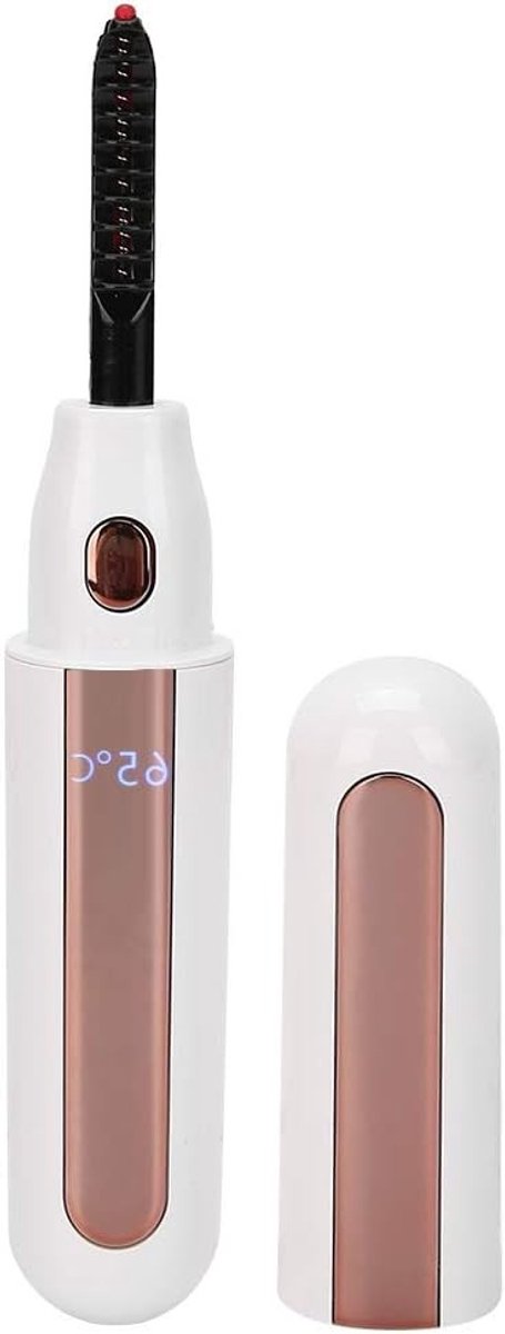 Elektrische Wimperkruller met USB Opladen, Snelle Verwarming, Duurzaam Gereedschap voor Natuurlijke Wimpers en Make-up