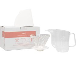 HARIO V60 Filterkoffie Starter Set - 100th Anniversary Brewing Kit - Wit