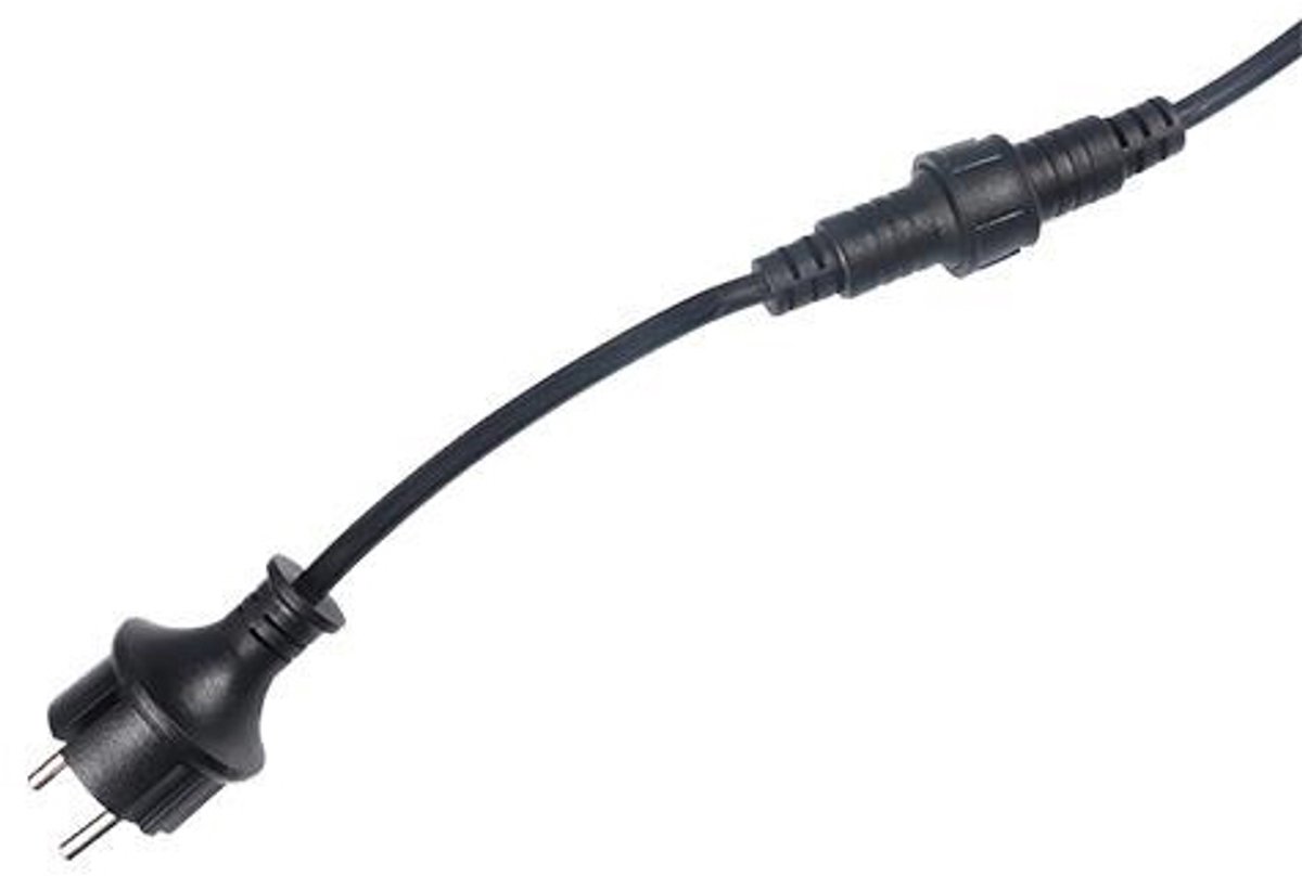 40m Arena LED Prikkabel - IP65 Lichtsnoer Buiten - koppelbaar - Vaste lampjes - inclusief 40x E27 lampen - Eco - Incl. Stekker