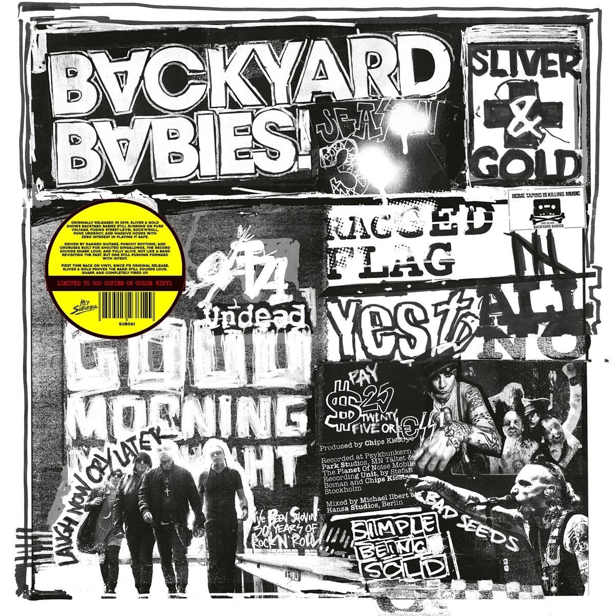 Backyard Babies - Sliver & Gold (LP) (Coloured Vinyl)