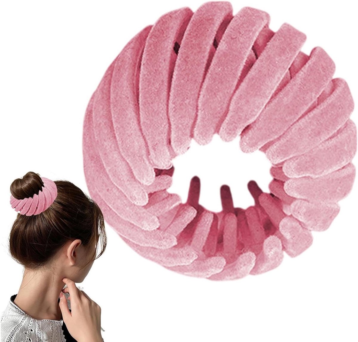 Haarspeld Maker - Nest Klem - Haar Stijlen - Verstelbare Grootte - 6 x 6 x 5 cm - Zwart