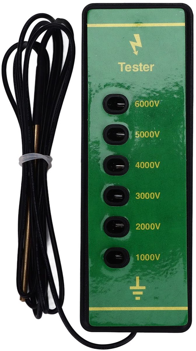Voltage Tester voor Elektrische Fences - Tot 6000V - Ideaal voor Boerderij en Dierenverblijven