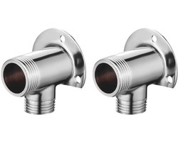 Golden crown - Badkuip Kraan Installatie Kit - Douche Adapter - Thermostatische Ventiel - Messing - Upgrade Systeem - Geschikt voor Buiten - 2 Stuks