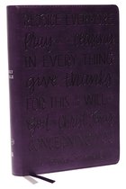 KJV Holy Bible: Large Print with 53,000 Cross References, Purple Leathersoft, Red Letter, Comfort Print (Thumb Indexed): King James Version (Verse Art Cover Collection)