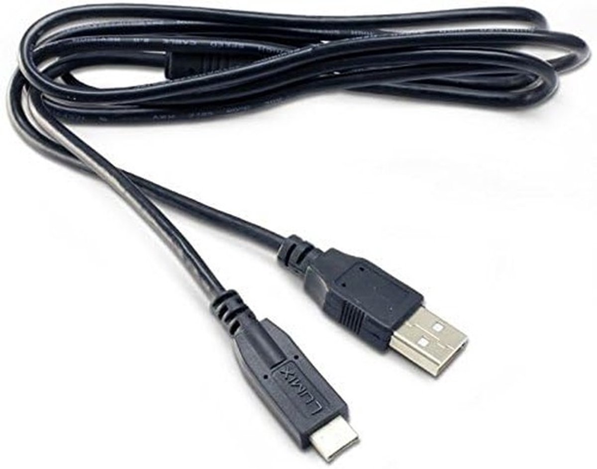 ONF3 - USB Kabel - Betrouwbare Dataoverdracht - 50 cm - Geschikt voor Panasonic Lumix DMC-ZS7/TZ10 - Hoge kwaliteit - Snelle verbinding