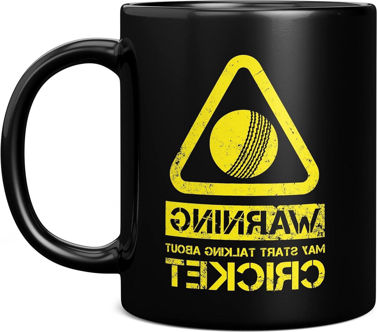 Grappige mok - Theekop Koffiecup - Cadeau geven - Levendige print - 325 ml - Zwart