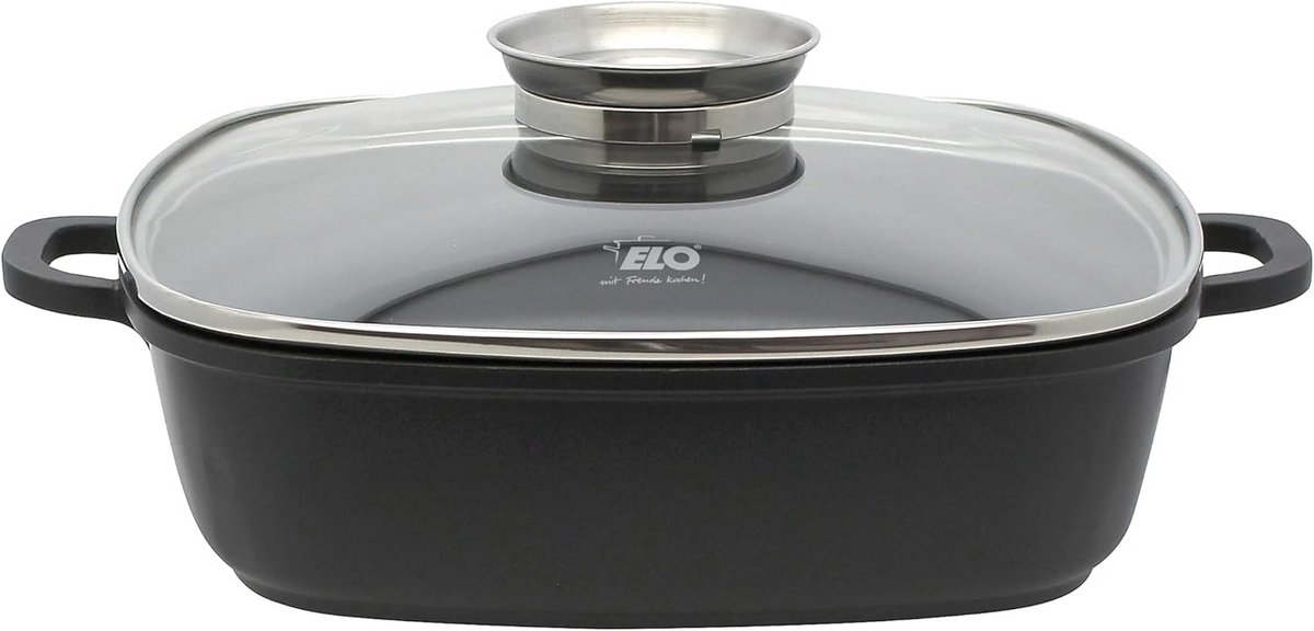 Hoekige Koekenpan 28 cm Aluminium