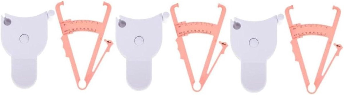 Meetlint Set - Lichaamsmeting Hulpmiddel - Gezondheid Monitoren - Inclusief Schuifmaat - 3 Sets - Diverse Kleuren