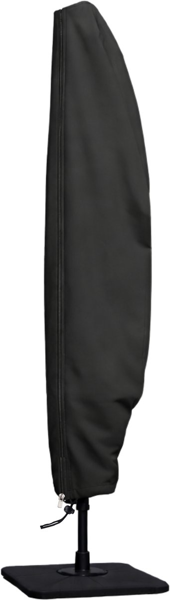 Parasolhoes voor Zweefparasol - 265 cm - Zwart - Waterbestendige hoes voor Parasol - Parasolhoes Staande Parasol met Rits