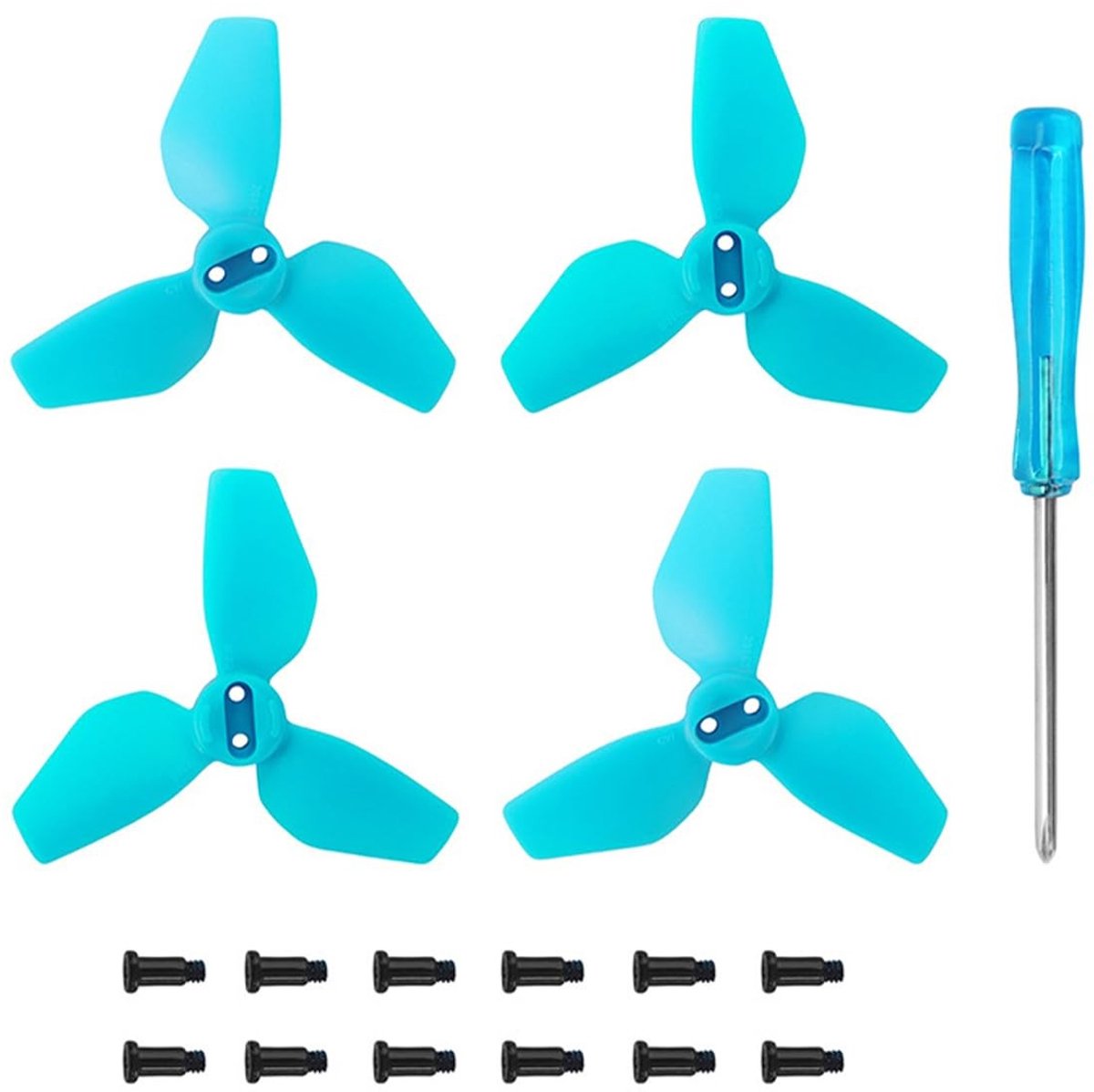 ONF3 - Blauwe Propeller - Vervangende Onderdelen - Efficiënt en Stil - Gekleurde Bladen - Geschikt voor Neo Drone - 2 Paar