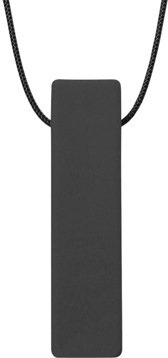 Ark Therapeutics kauwketting speelgoed Brick Stick zwart XT medium.