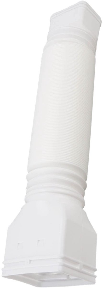 aladdien - Downspout Extender - Afleidend Regenwater - Intrekbare Regenpijpverlenging - Wit - Tuinaccessoire - Voorkom Overstromingen - Ideaal voor ..