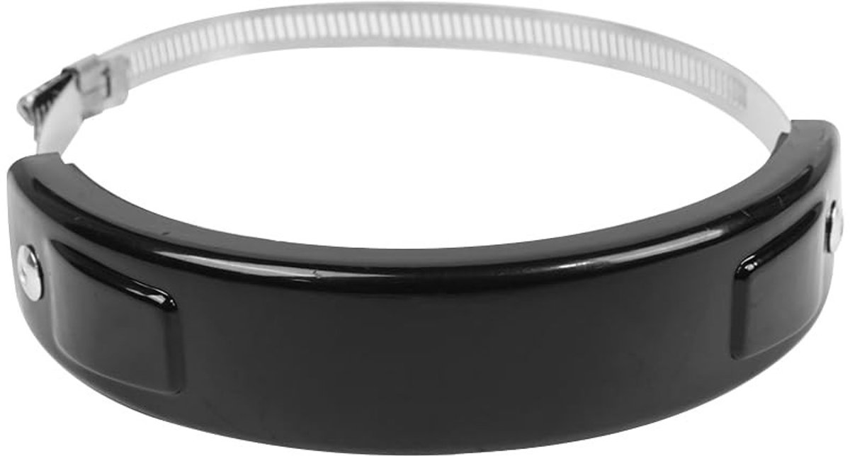 aladdien - Uitlaatbescherming - Muffler Protector - Stijlvolle en Duurzame Bescherming - 100-160mm - Motorrijders - Perfect voor Motorrijders - Zwart