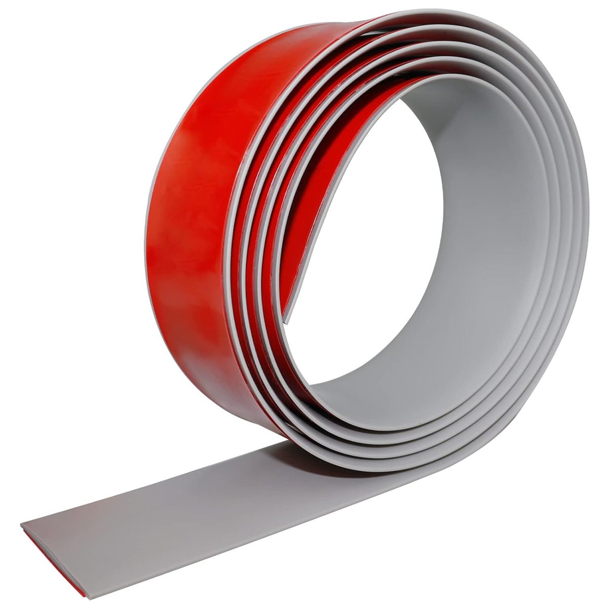 carmdering - Vloer Overgangsstrip - Zelfklevende Vloer Afwerklijst - Flexibel PVC Materiaal - Eenvoudige Installatie - Duurzaam PVC - Glad Oppervlak - Voorkomt Struikelen - 1 Stuk