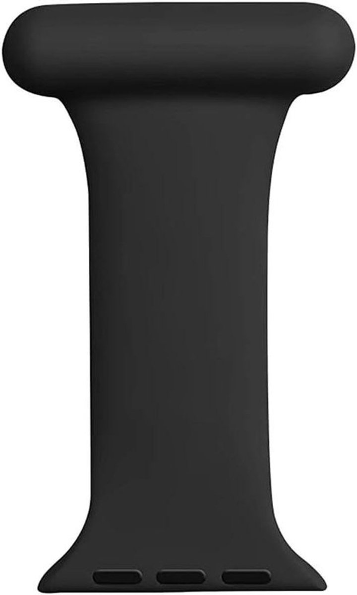 Ronte - Verpleegstershorloge van siliconen compatibel met Apple Watch - Pin-sluiting - 42-45mm - Geen edelstenen - Medisch personeel - Verpleegkundige accessoires