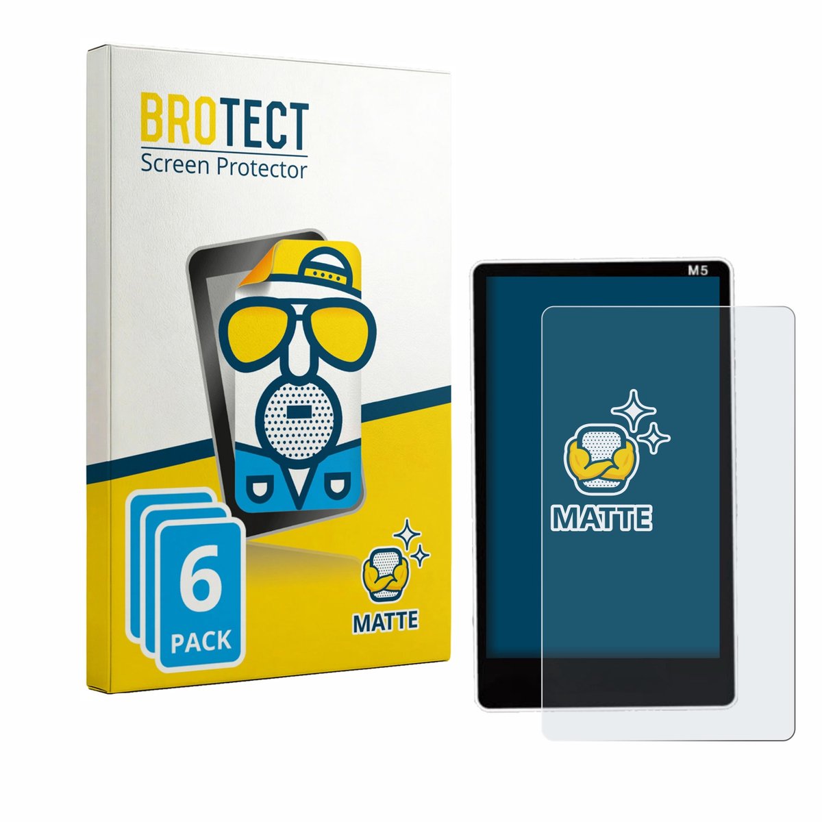 BROTECT - Screenprotector voor Acogedo M5 - Folie Beschermfolie matte 6 Stuks