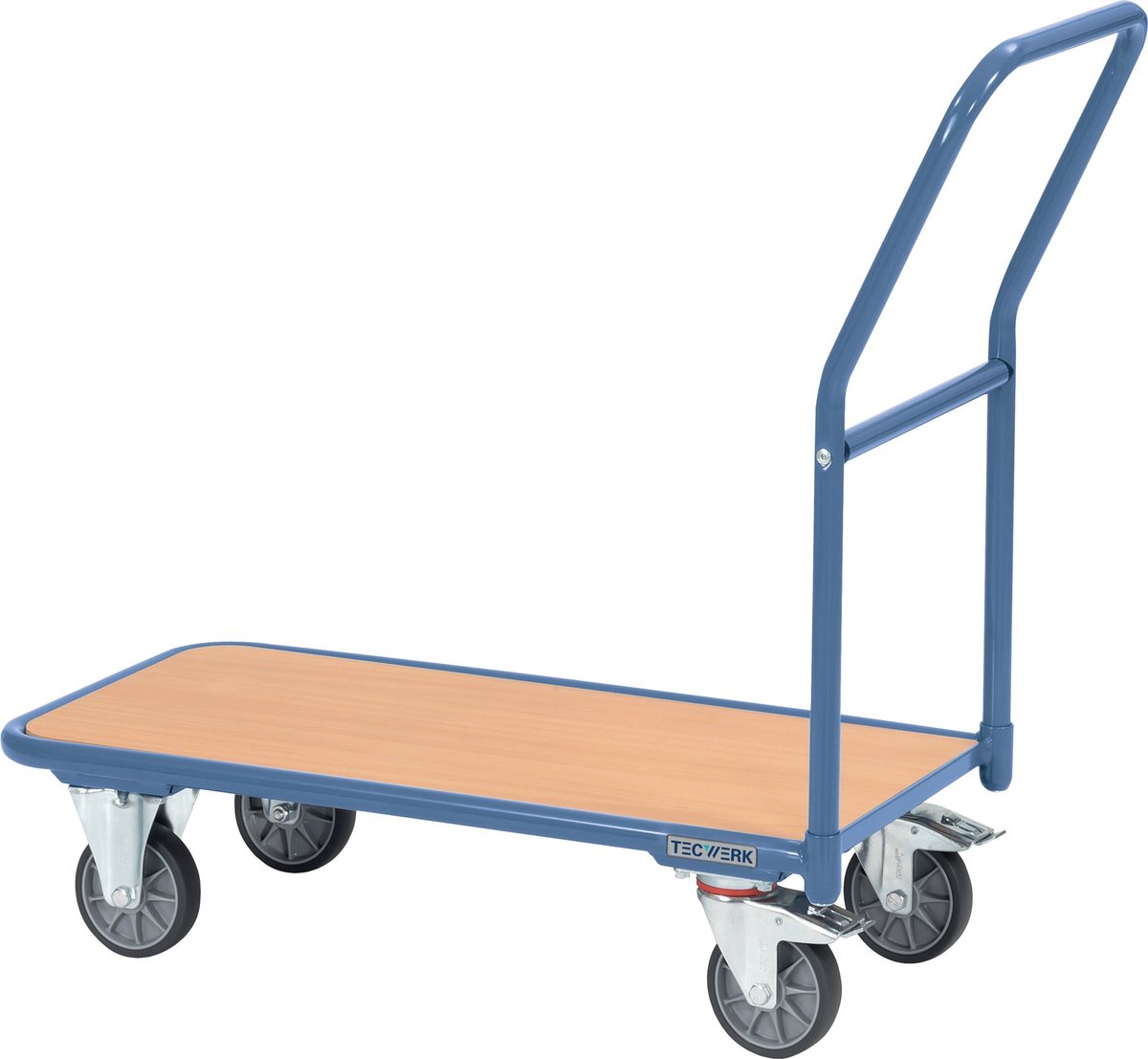 Plattformwagen Ladeflächen L1000xB600mm STA taubenblau Trgf.250kg TECWERK