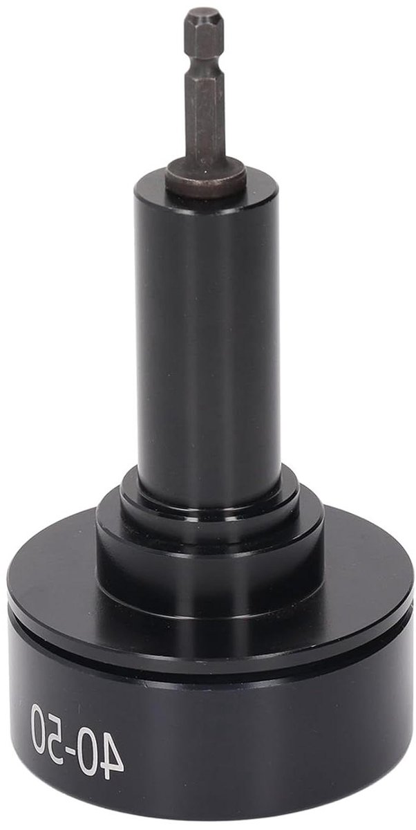Elektrisch Dop Bit - Fles Afsluit Bit - Flessen Afsluiten - Met Rubber Pad - 40-50 Mm - Metaal