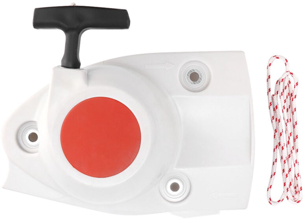 Terugslagstarter geschikt voor Stihl TS410, TS410Z, TS420 en TS420Z betonfrezen, geschikt voor een extra trekkoord.