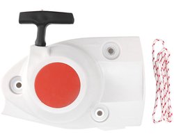Terugslagstarter geschikt voor Stihl TS410, TS410Z, TS420 en TS420Z betonfrezen, geschikt voor een extra trekkoord.