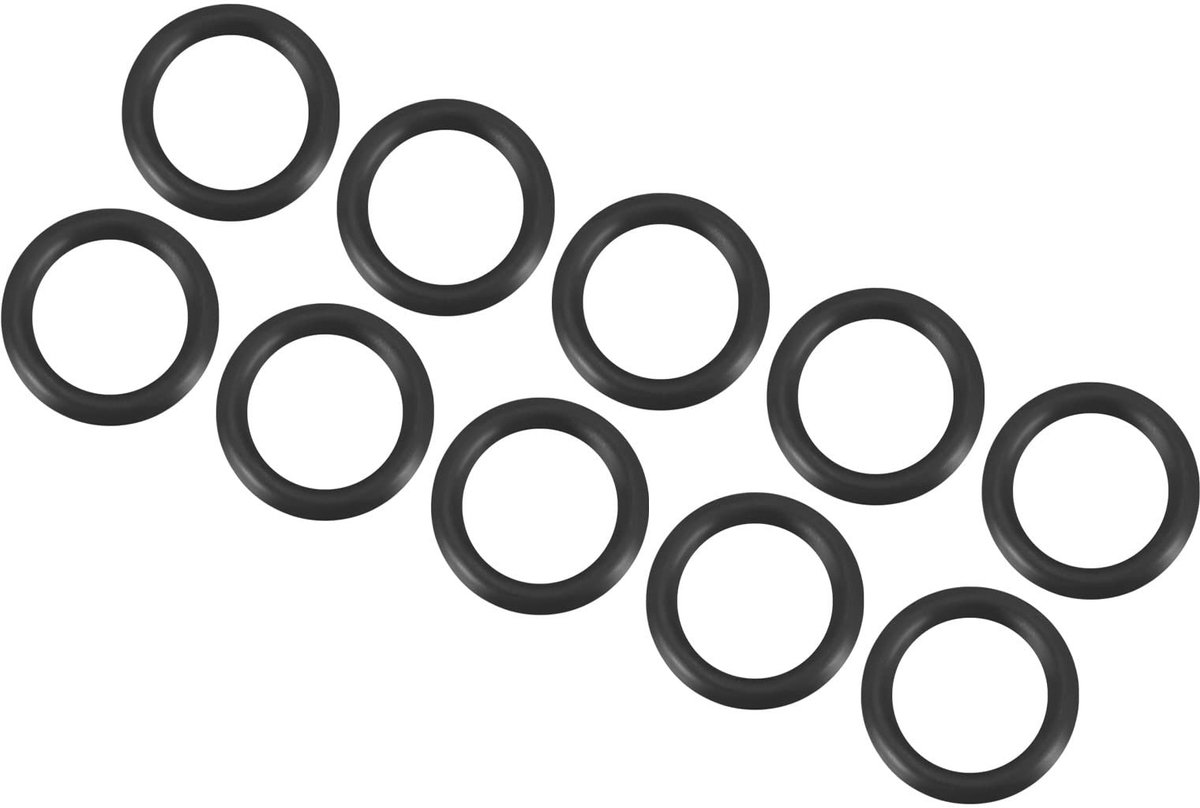 ONF3 - Water Tap Seal - O-ring Set - Ozone en weerbestendig - 10 stuks - Nitrile Rubber - Voor keuken en badkamer - Zwart