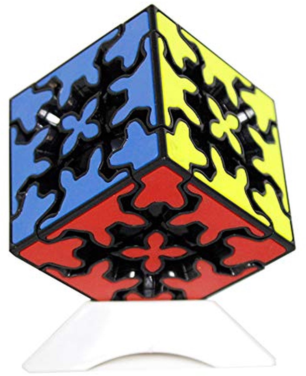 3x3x3 Gear Cube Puzzel - 3D Twist Speelgoed met Kubus Statief