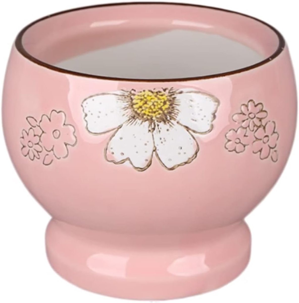 Vijzel Set - Kruidenmolen - Specerijen Malen - Keramisch Ontwerp - 11 cm - Roze