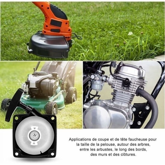 Geschikt voor Startmotor voor bosmaaier, 4-in-1 multifunctioneel, stokgereedschap en boor van TimberPro — afbeelding 3