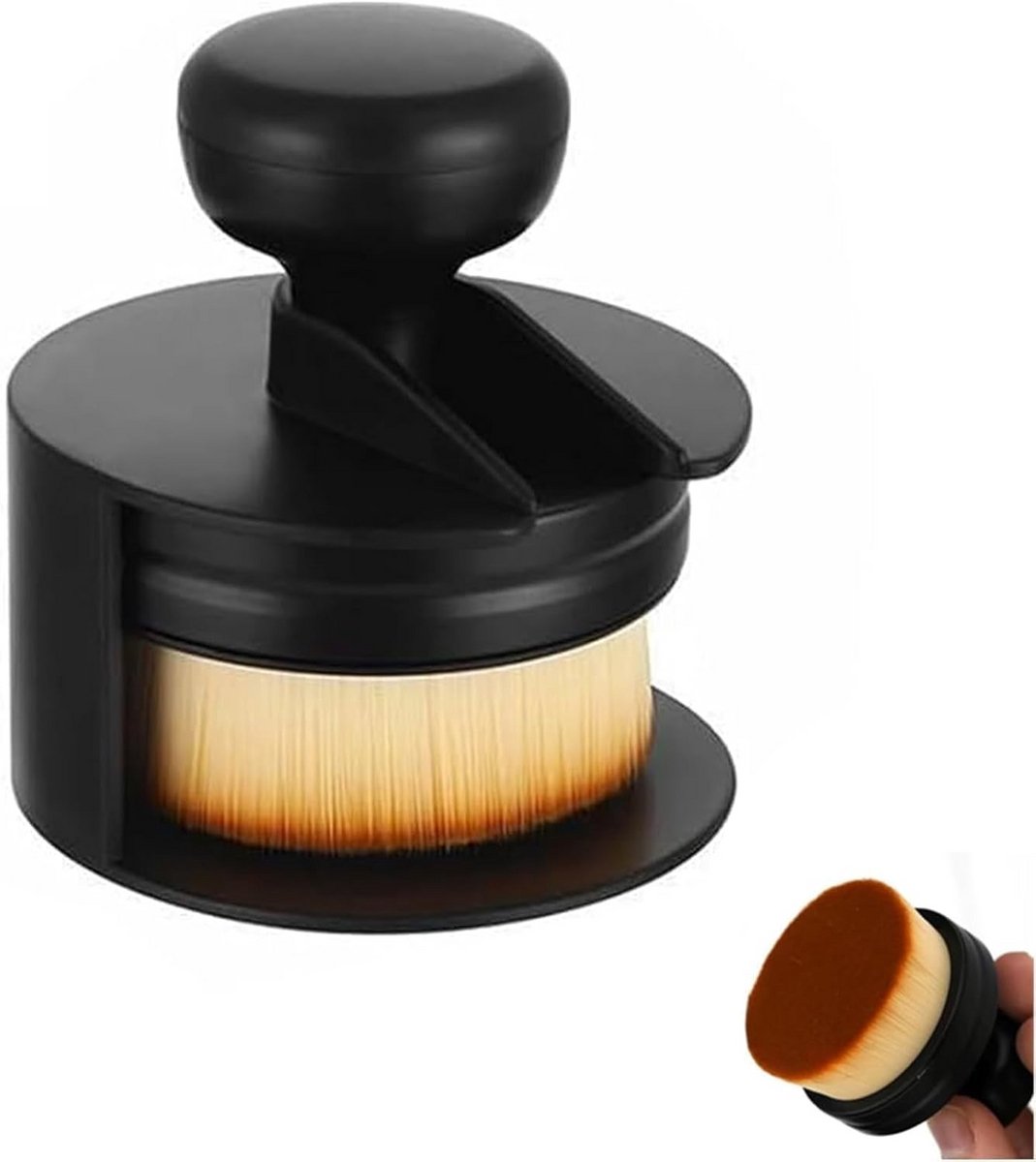 ANBOO Bandenglans applicator borstel (bruin)