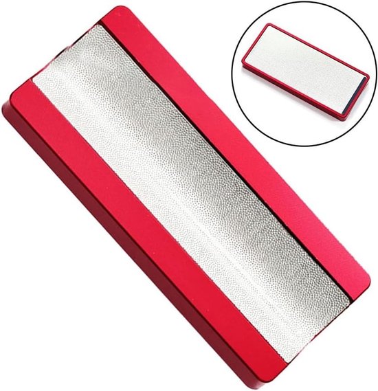 Biljart Keu Vormer - Onderhoudstool Pool - Keu Tip Onderhoud - Dubbele Camber Vliegtuig - 9.4 cm - Zilver — afbeelding 3