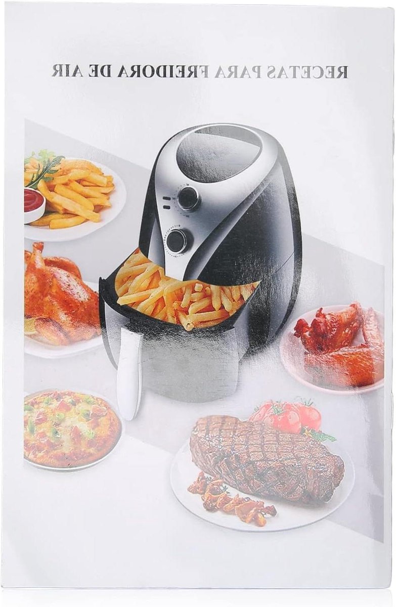 Airfryer Kookboek - Receptenboek - Lekker Koken - 32 Recepten - 18 x 12 cm - Gekleurde Foto's