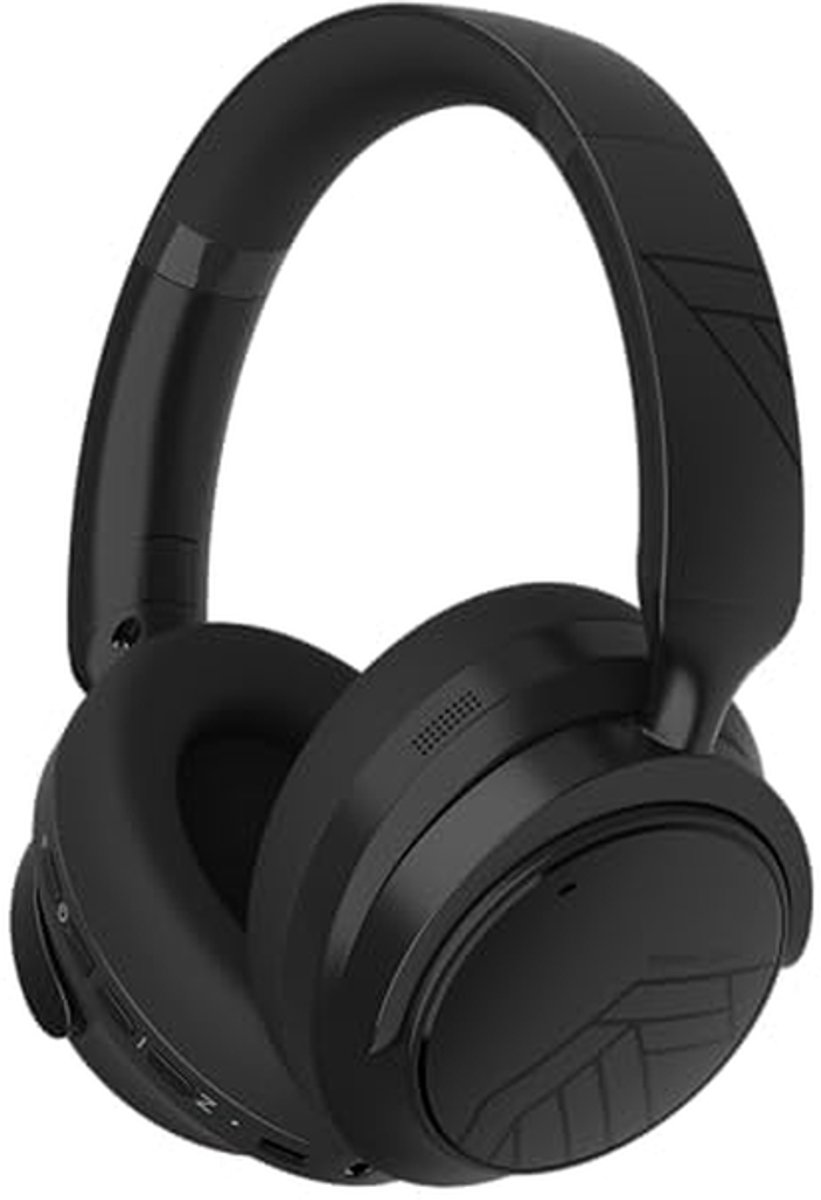 Draadloze Koptelefoon - Over-Ear Headset - Muziek Luisteren - Active Noise Cancelling - 70 Uur Batterij - Zwart