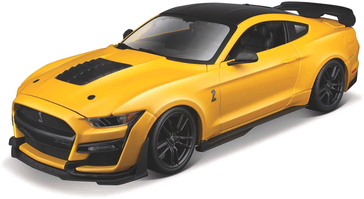2020 Mustang Shelby GT500 modelauto 1:18 geel