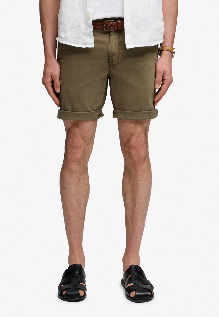 Superdry Utility Chino Shorts Normale Pasvorm Heren Korte broeken Groen