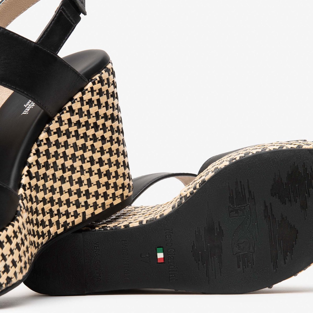 Sandalen Nerogiardini Tamigi Pu.Malfa 8901P Ricop Fashion Wear Vrouwen Zwart
