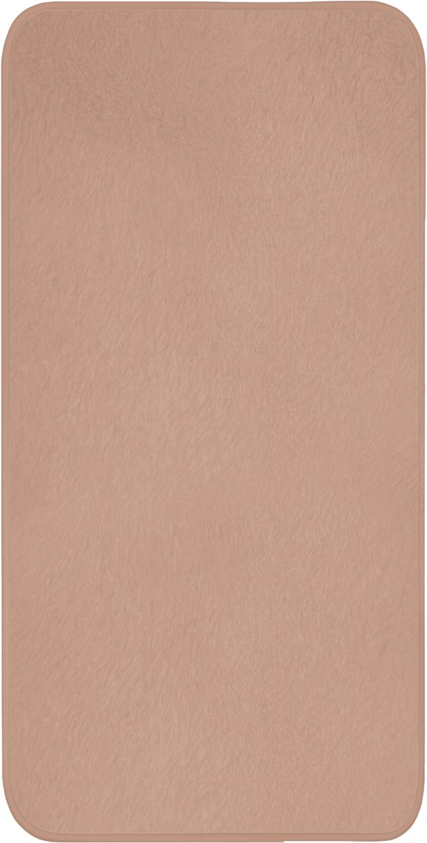 Badmat 60x120 cm - Antislip - Beige - Kleur - Roze - Badmatten voor badkamer - Badkamermat - Douchemat - Badkamer mat