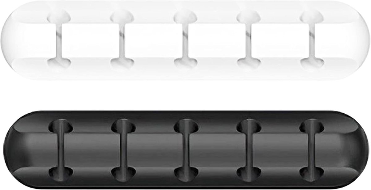 Set van 2 zelfklevende organizers/opbergstandaards Geschikt voor oplaadkabels