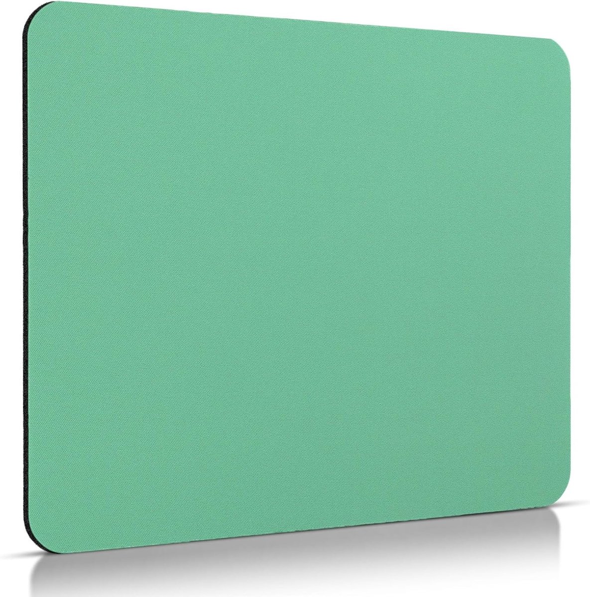 SnelShoppen - Kleine Muismat 240 x 200 mm Groen - Smooth Lycra, Antislip Rubber, Ergonomisch, Ideaal voor Thuis en Kantoor