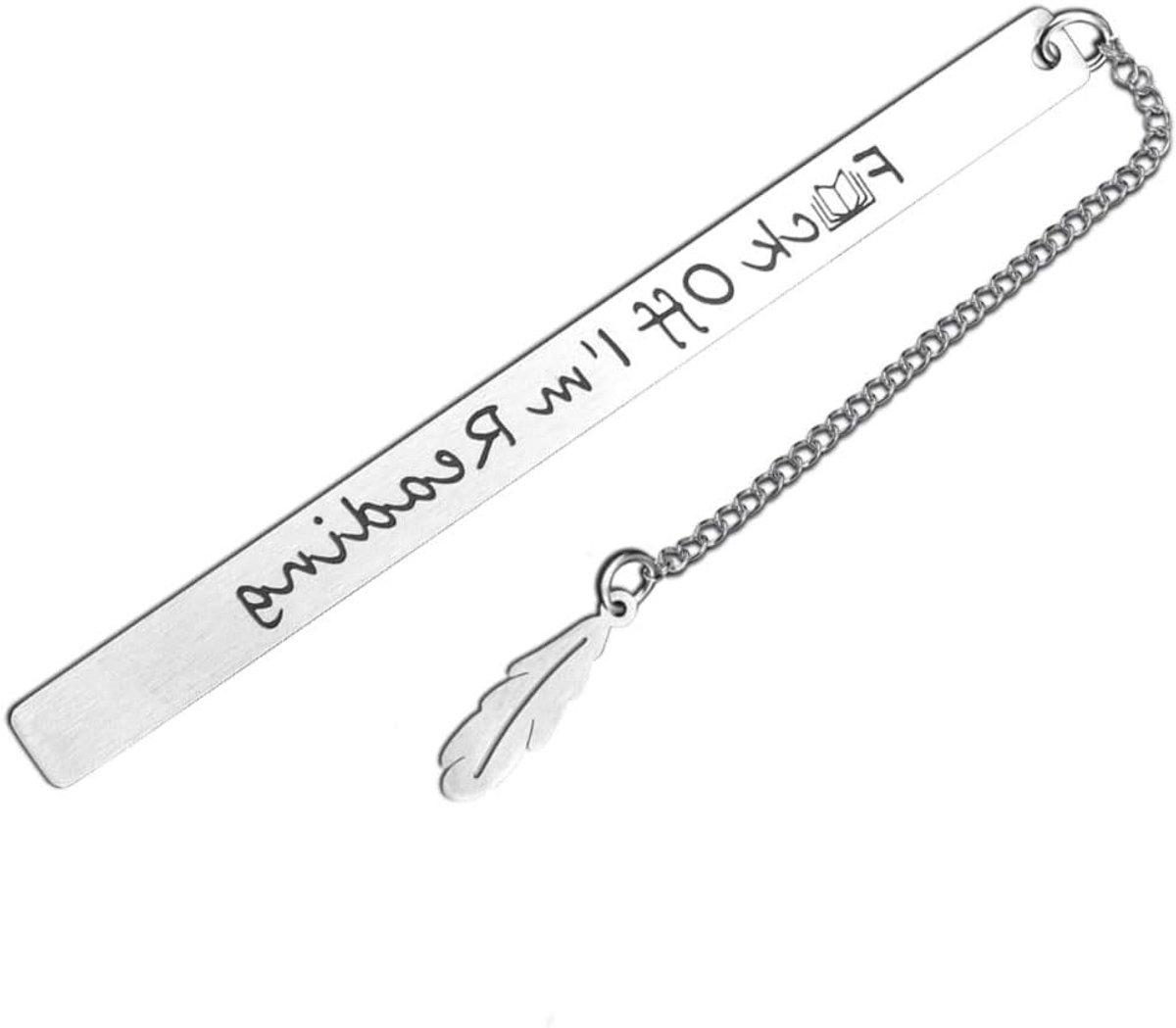 Grappige Boekenleggers van RVS, Unieke Metalen Boekenlegger met Interessante Woordenboekaccessoires, Perfect Cadeau voor Verjaardag, Afstuderen en Feestdagen