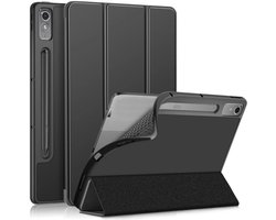 Lenovo Tab P12 Hoes Tri-Fold Book Case met Sleep/Wake Zwart