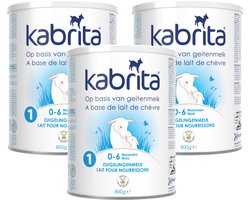 Kabrita 1 Zuigelingenmelk Multipack - Geitenmelk Flesvoeding vanaf 0 tot 6 maanden - 3x800g
